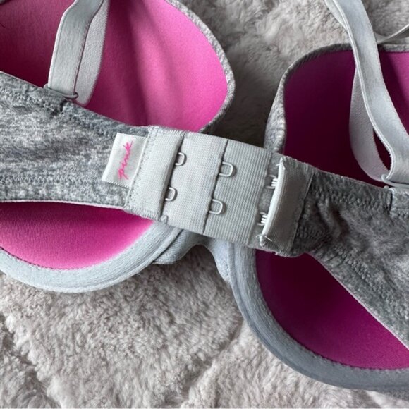 Victoria's Secret PINK | Wear Everywhere T-Shirt Lightly Lined Bra | Size 32DD - Picture 6 of 11